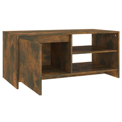 vidaXL Coffee Table | Smoked oak | Engineered wood | Medium | Coffee Table 6