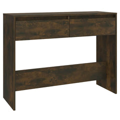 Console Table Smoked Oak Engineered Wood, image 2