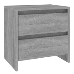vidaXL Bedside Cabinet | Grey Sonoma | Engineered Wood | Medium 2