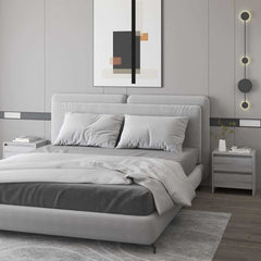 vidaXL Bedside Cabinet | Set of 2 | Grey sonoma | Engineered wood 1