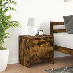 vidaXL Bedside Cabinet | Set of 2 | Smoked Oak | Engineered Wood | Medium 1