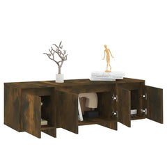 vidaXL TV Cabinet | Smoked Oak | Engineered Wood | Standard | Rectangular 5