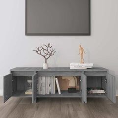 vidaXL TV Cabinet | Grey Sonoma | Engineered wood | Medium | TV Cabinet 3
