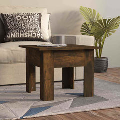vidaXL Coffee Table | Smoked Oak | Engineered Wood | 55x55x42 cm | Coffee Table 1