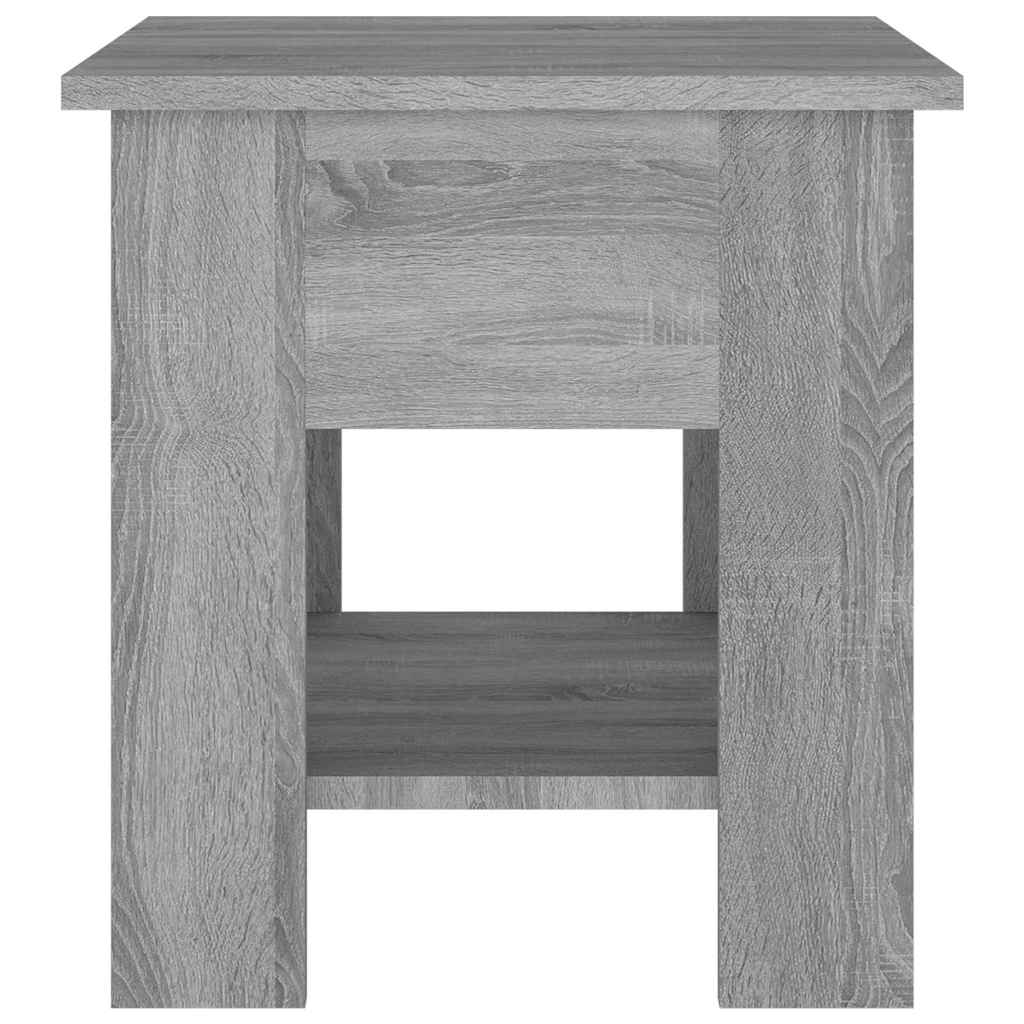 vidaXL Coffee Table Grey Sonoma 40x40x42 cm Engineered wood 4