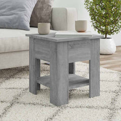 vidaXL Coffee Table Grey Sonoma 40x40x42 cm Engineered wood 1