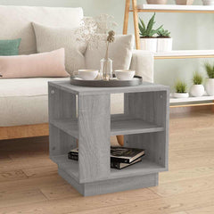 vidaXL Coffee Table Grey Sonoma 40x40x43 cm Engineered Wood 1
