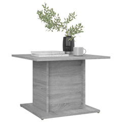 vidaXL Coffee Table Grey Sonoma 55,5x55,5x40 cm Engineered Wood 6