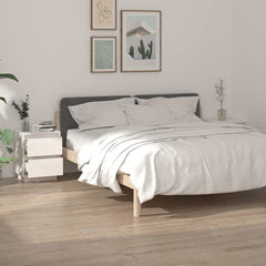 Bedside Cabinets 40x35x50 cm Solid Wood Pine White