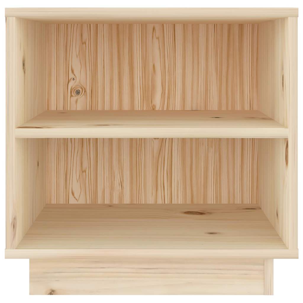 vidaXL Bedside Cabinet | Set of 2 | Natural wood | Solid pinewood | Medium 6