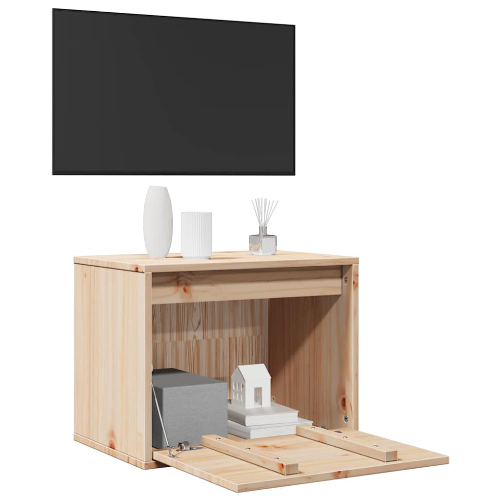 vidaXL Wall Cabinet | Pine | Solid pinewood | 45x30x35 cm | Wall mounting 3