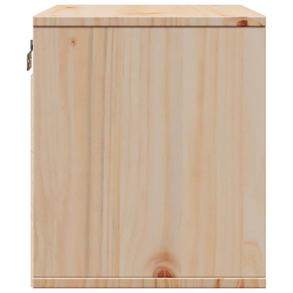 vidaXL Wall Cabinet | Pine | Solid pinewood | 45x30x35 cm | Wall mounting 6