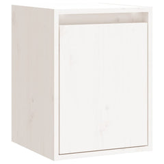 vidaXL Wall Cabinets 2pcs White 30x30x40 cm Solid Wood Pine 4