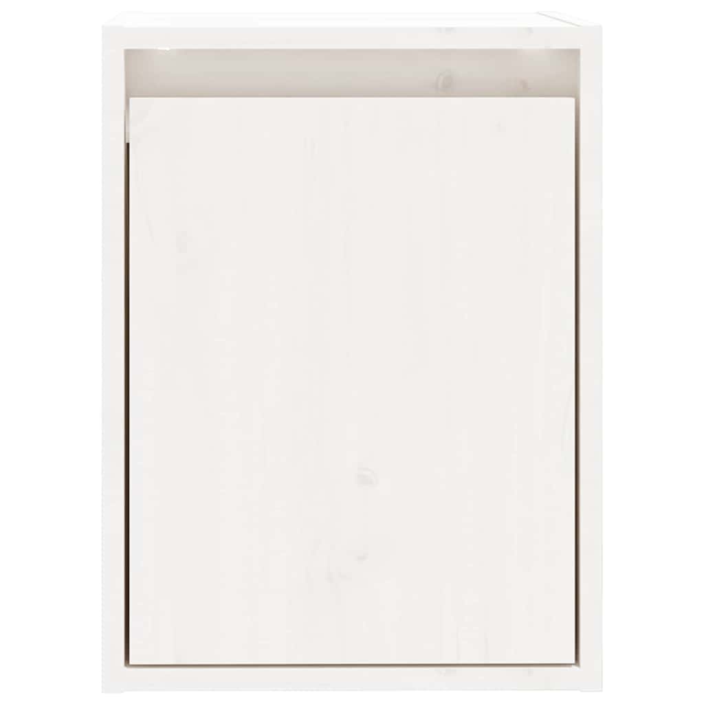 vidaXL Wall Cabinets 2pcs White 30x30x40 cm Solid Wood Pine 5