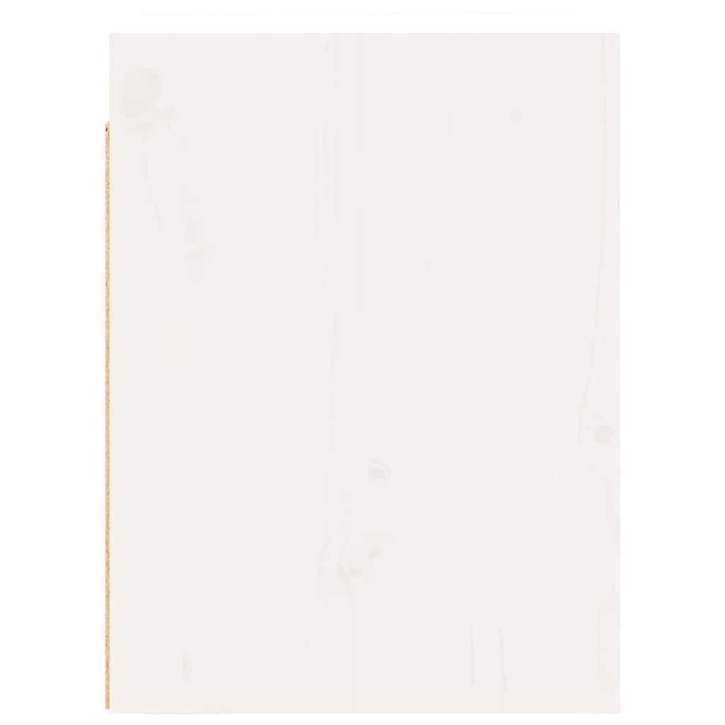 vidaXL Wall Cabinets 2pcs White 30x30x40 cm Solid Wood Pine 6