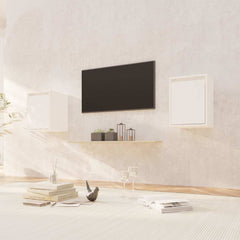vidaXL Wall Cabinets 2pcs White 30x30x40 cm Solid Wood Pine 1