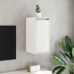 vidaXL Wall Cabinet | White | Solid pinewood | 30x30x60 cm | Wall Cabinet 1
