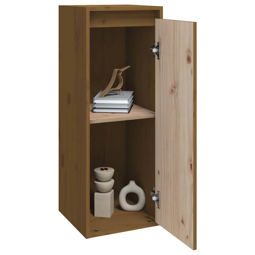 vidaXL Wall Cabinet | Set of 2 | Honey brown | Solid pine wood | Medium 3