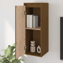 vidaXL Wall Cabinet | Set of 2 | Honey brown | Solid pine wood | Medium 4