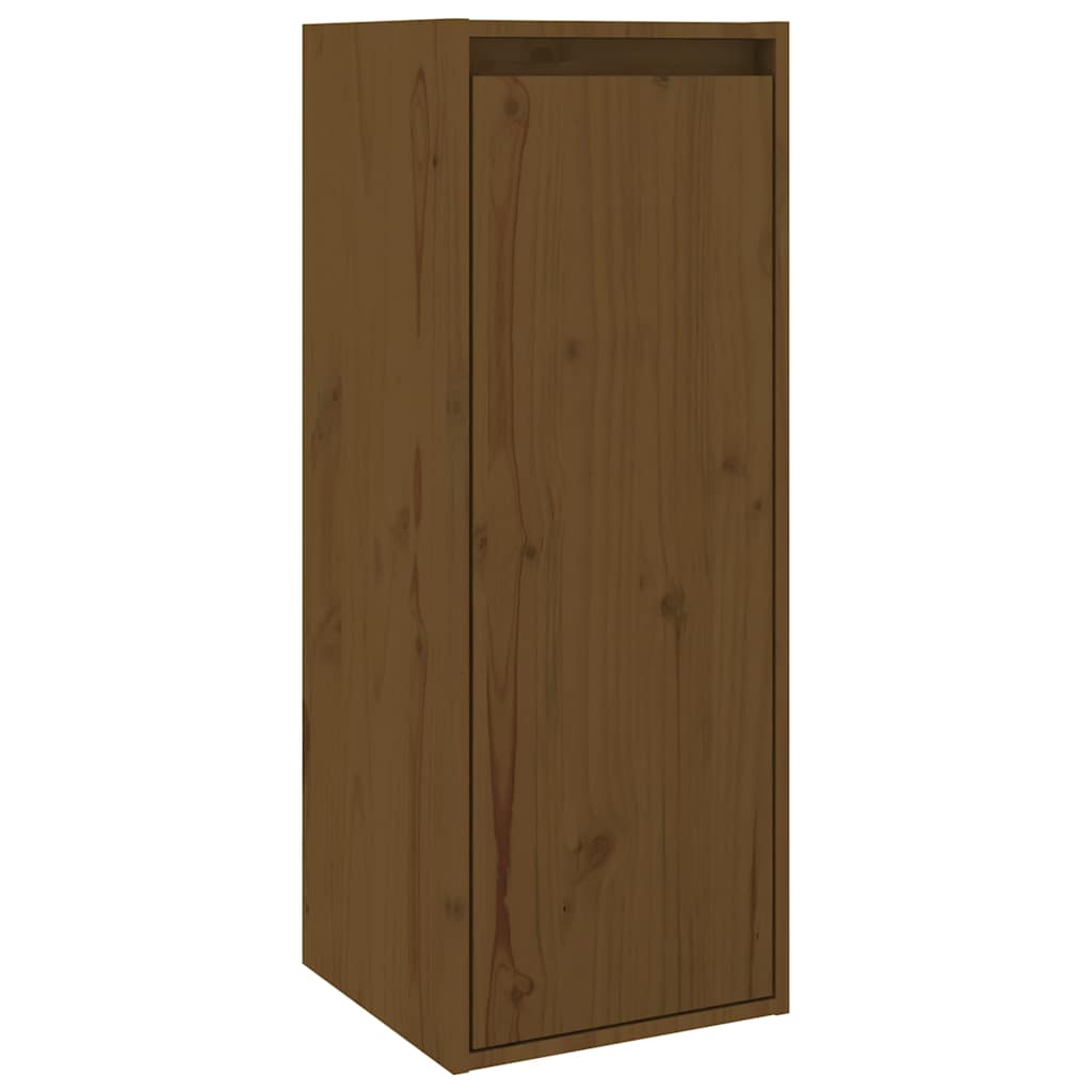 vidaXL Wall Cabinet | Set of 2 | Honey brown | Solid pine wood | Medium 5
