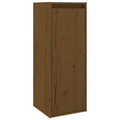 vidaXL Wall Cabinet | Set of 2 | Honey brown | Solid pine wood | Medium 5