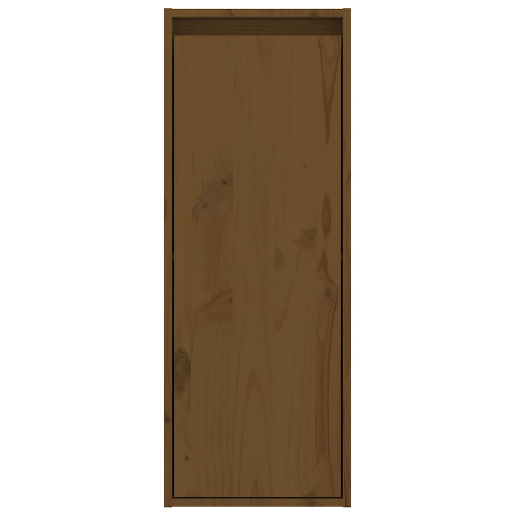 vidaXL Wall Cabinet | Set of 2 | Honey brown | Solid pine wood | Medium 6