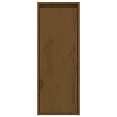 vidaXL Wall Cabinet | Set of 2 | Honey brown | Solid pine wood | Medium 6