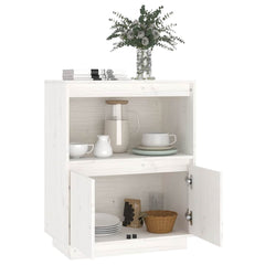 vidaXL Sideboard | White | Solid pinewood | Medium | Sideboard | Rectangular 4