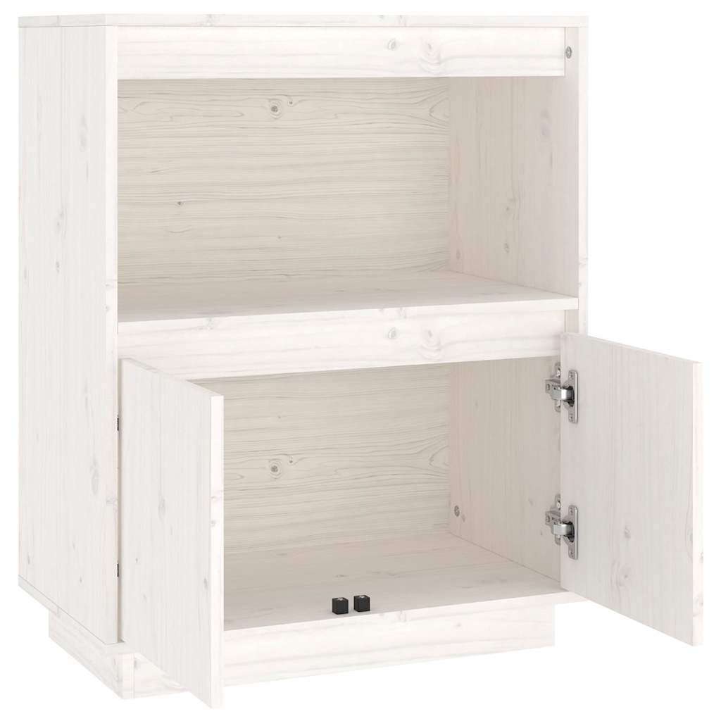 vidaXL Sideboard | White | Solid pinewood | Medium | Sideboard | Rectangular 5
