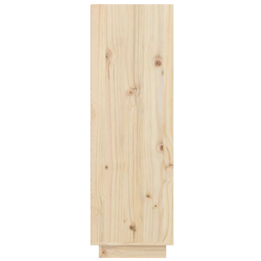 vidaXL Shoe Cabinet 60x34x105 cm Solid Wood Pine 6