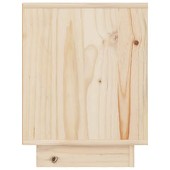 vidaXL Bedside Cabinet | Set of 2 | Natural Wood | Solid pinewood | Medium 6