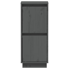 vidaXL Sideboard | Set of 2 | Grey | Solid pine wood, MDF | Medium | Sideboard 5