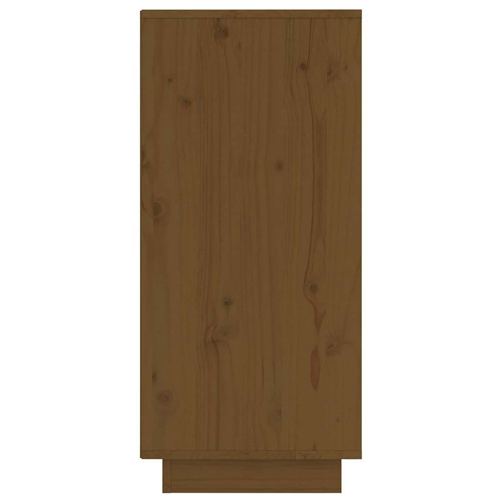 vidaXL Sideboard | Set of 2 | Honey brown | Solid pine wood, MDF | Medium 6