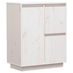 vidaXL Sideboard | White | Solid pine wood | Medium | Sideboard | Rectangular 2
