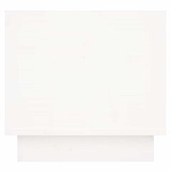 vidaXL Bedside Cabinet | White | Solid pinewood | Compact | Storage 6