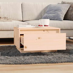 vidaXL Coffee Table | Natural wood | Solid pine wood | Medium | Coffee Table 3