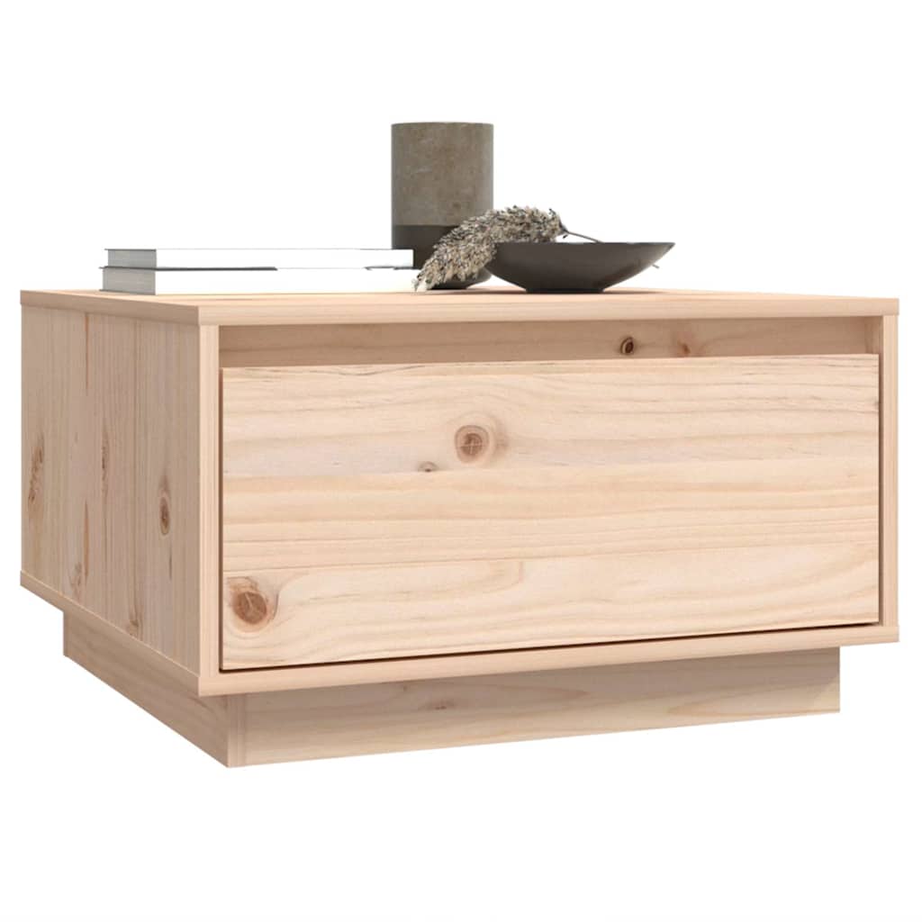 vidaXL Coffee Table | Natural wood | Solid pine wood | Medium | Coffee Table 4