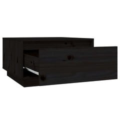 vidaXL Coffee Table | Black | Solid Pine Wood | Medium | Coffee Table 6