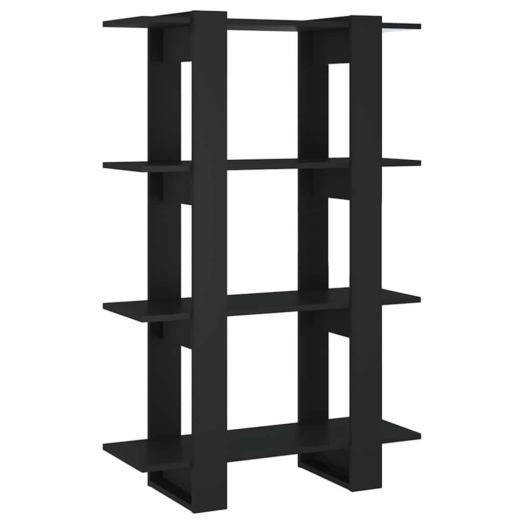 vidaXL Book Cabinet | Black | Engineered Wood | Medium | Book Storage 2