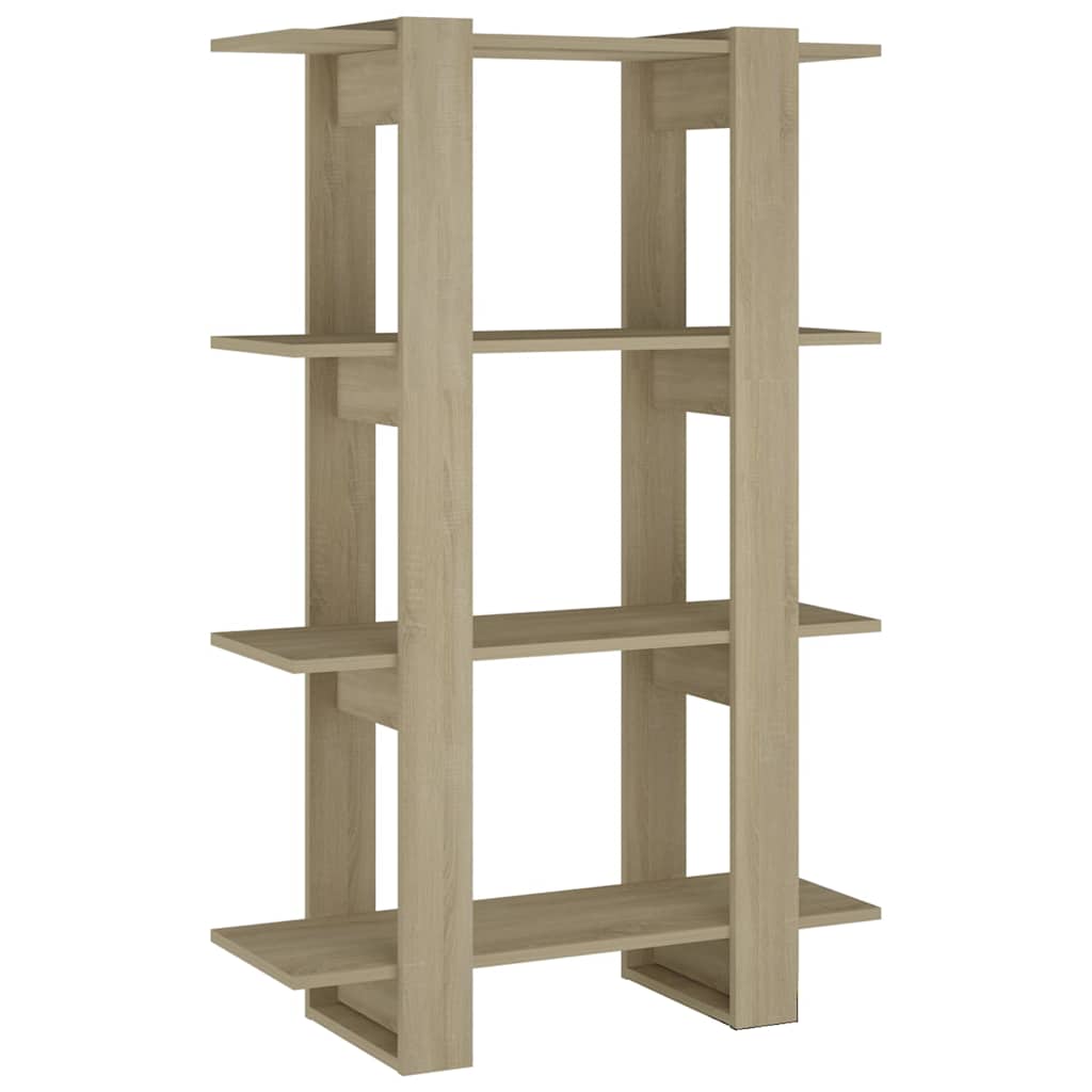 vidaXL Book Cabinet | Sonoma oak | Engineered wood | Medium | Book Cabinet 2