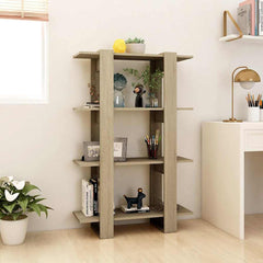 vidaXL Book Cabinet | Sonoma oak | Engineered wood | Medium | Book Cabinet 3