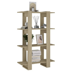 vidaXL Book Cabinet | Sonoma oak | Engineered wood | Medium | Book Cabinet 4
