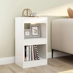 vidaXL Book Cabinet | White | Engineered wood | Medium | Book Cabinet 1