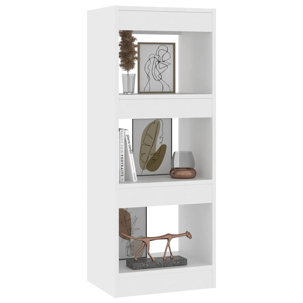 vidaXL Book Cabinet | White | Engineered Wood | Small | Book Cabinet 4