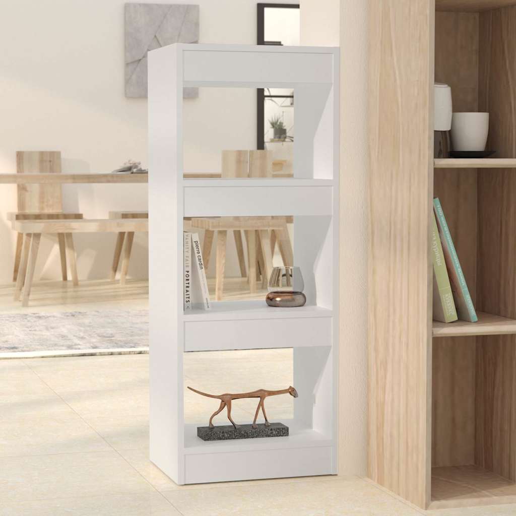 vidaXL Book Cabinet | White | Engineered Wood | Small | Book Cabinet 1