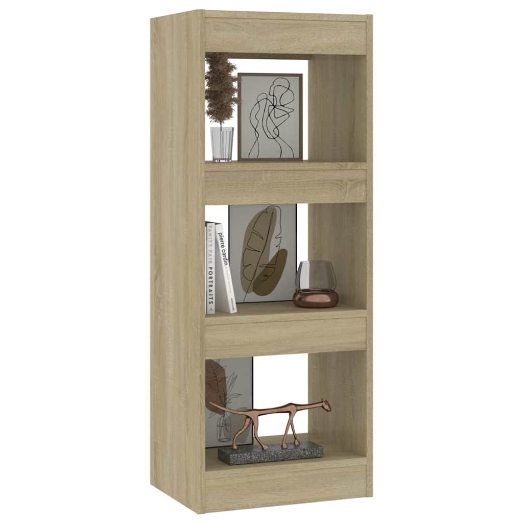 vidaXL Book Cabinet | Sonoma Oak | Engineered Wood | Medium | Book Cabinet 4