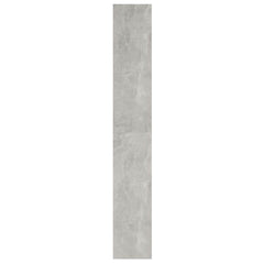 vidaXL Book Cabinet | Concrete Grey | Engineered wood | Tall and narrow 6