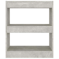 vidaXL Book Cabinet | Concrete Grey | Engineered wood | Medium | Book Cabinet 5