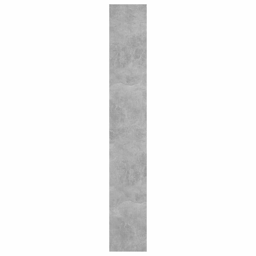 vidaXL Book Cabinet | Concrete Grey | Engineered wood | Medium | Book Cabinet 5