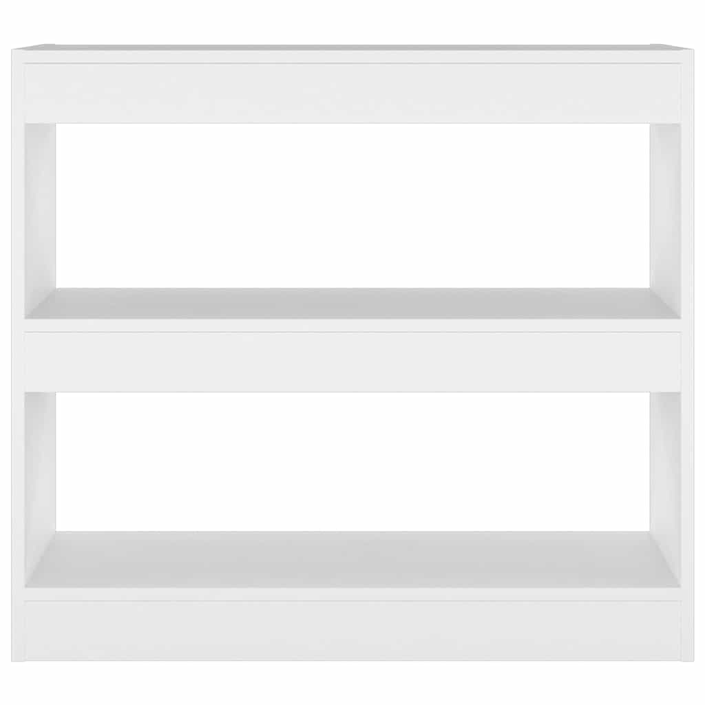 vidaXL Book Cabinet | White | Engineered wood | Medium | Book Cabinet 3